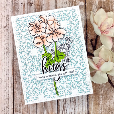 Floral Mosaic A2 Coverplate Die