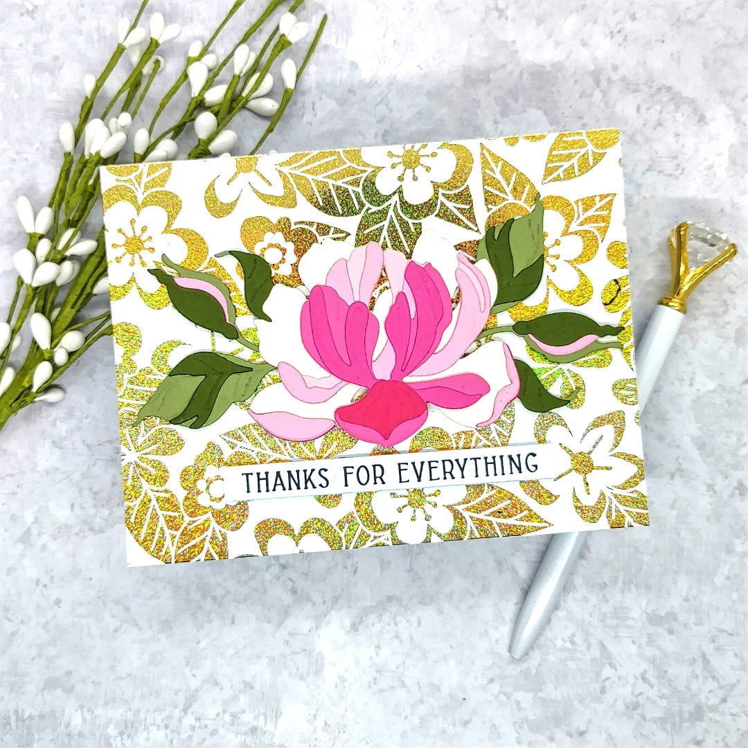 Finest Blooms Pirouette 6x8 Stamp Set