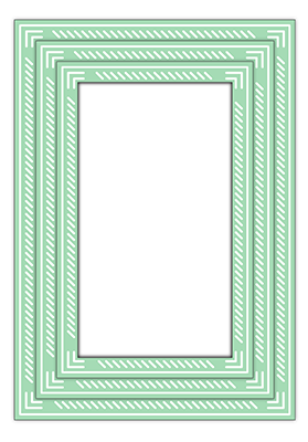 Diagonal Stitched Rectangle Layered Frames Die Set