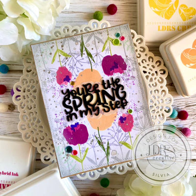 Large Word Spring Sentiments Dies