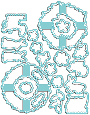Finest Blooms Pirouette Coordinating Dies