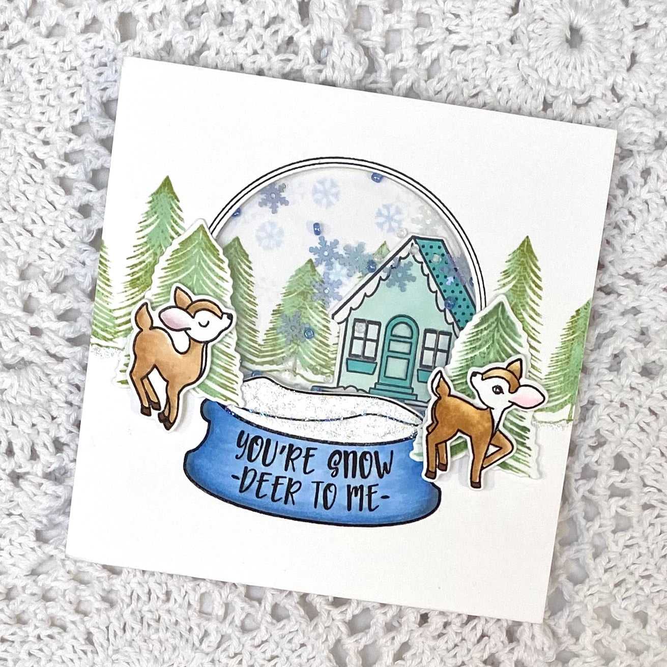 Snow Deer To Me Coordinating Die Set