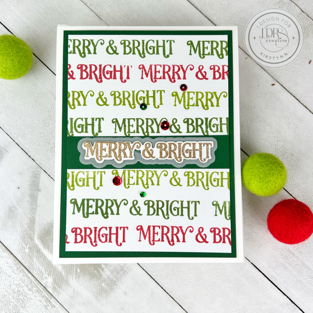 Christmas Sentiments Coordinating Dies