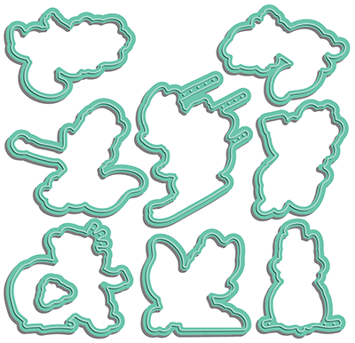 Snowball Fight Coordinating Die Set
