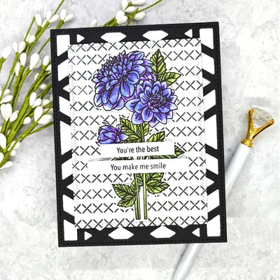 Happy Me, Happy You 4x4 Sentiment Stack Stamp