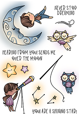 Never Stop Dreaming 4x6 Stamps