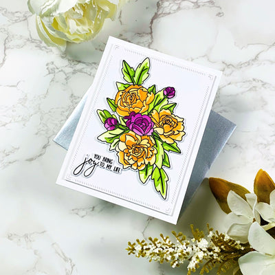 Joyful Blooms 4x6 Stamps