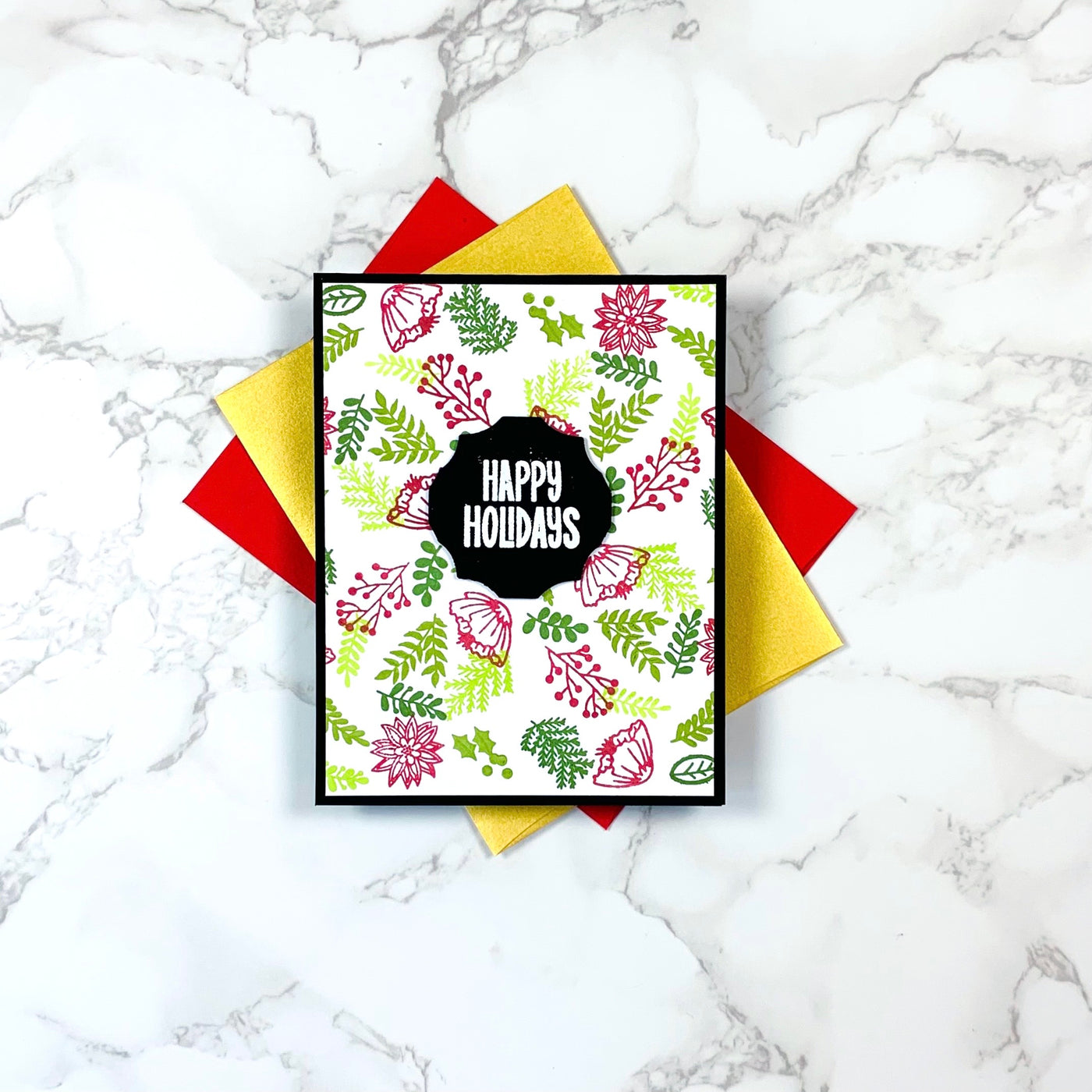Peace & Joy 6x8 Pirouette Stamps