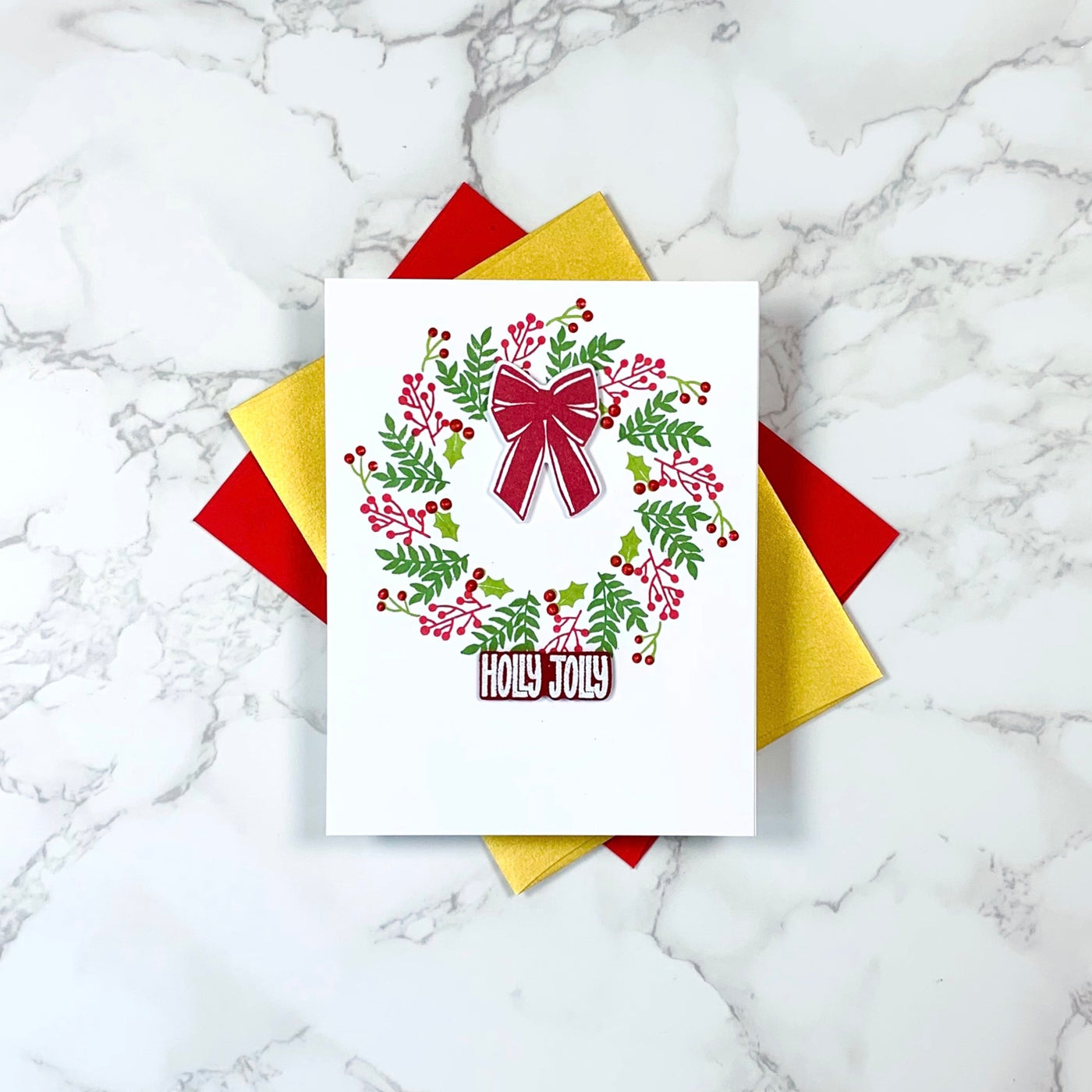 Peace & Joy 6x8 Pirouette Stamps