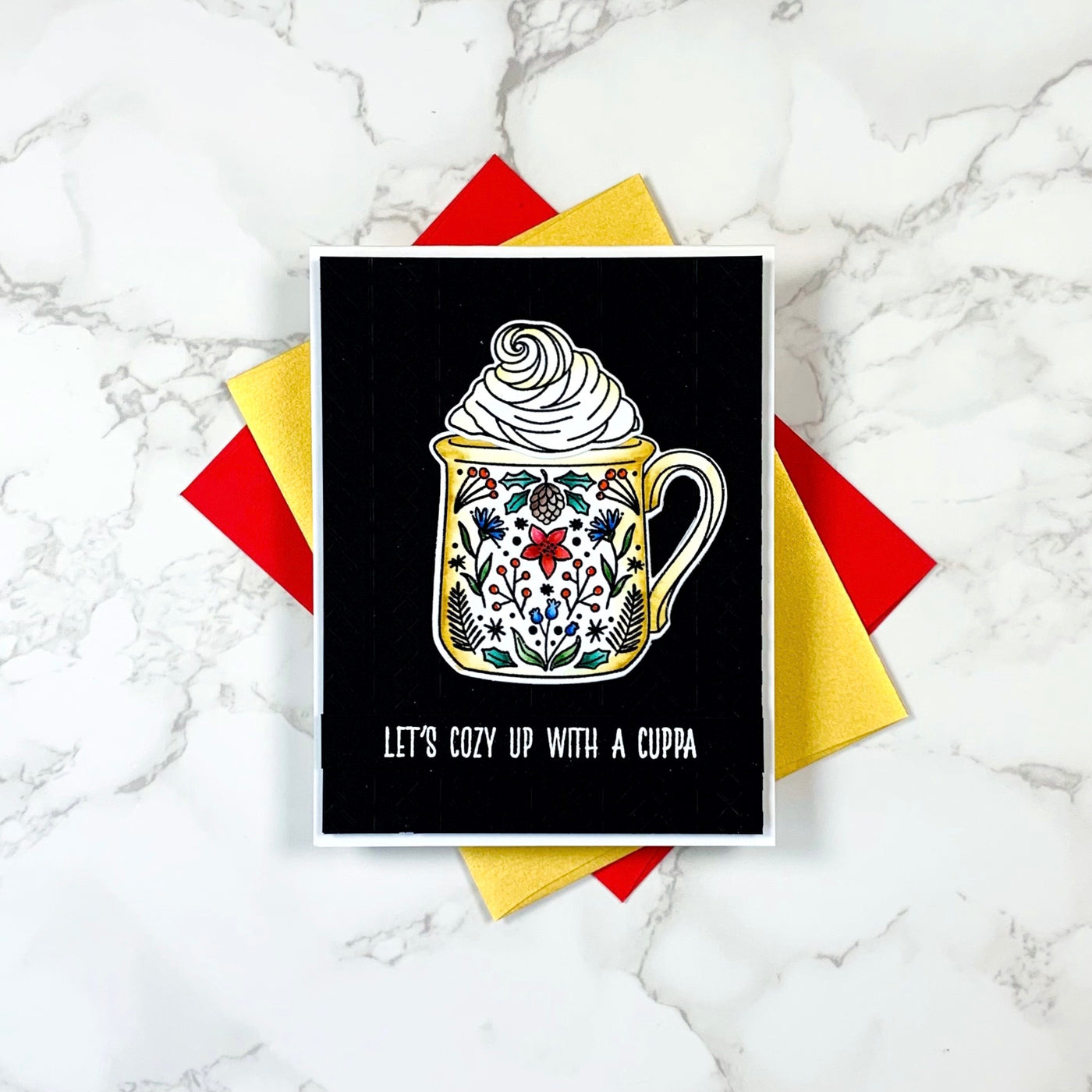 Cozy Cuppa 6x8 Stamps
