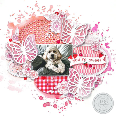Delicate Stitches Scalloped Oval Dies