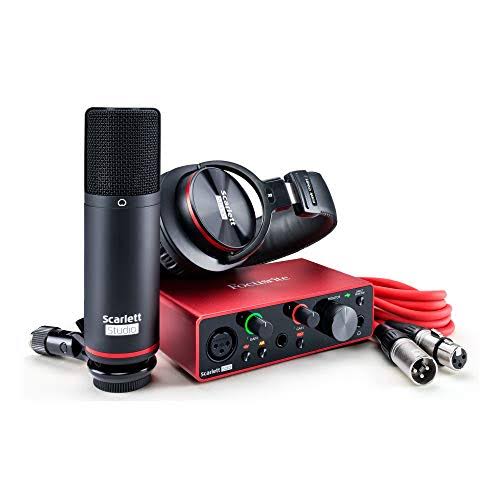 Focusrite Scarlett Solo Studio 3rd Gen Usb Audio Interface & Recording Bundle Black Or In 7S6GXGUC_EJXV3