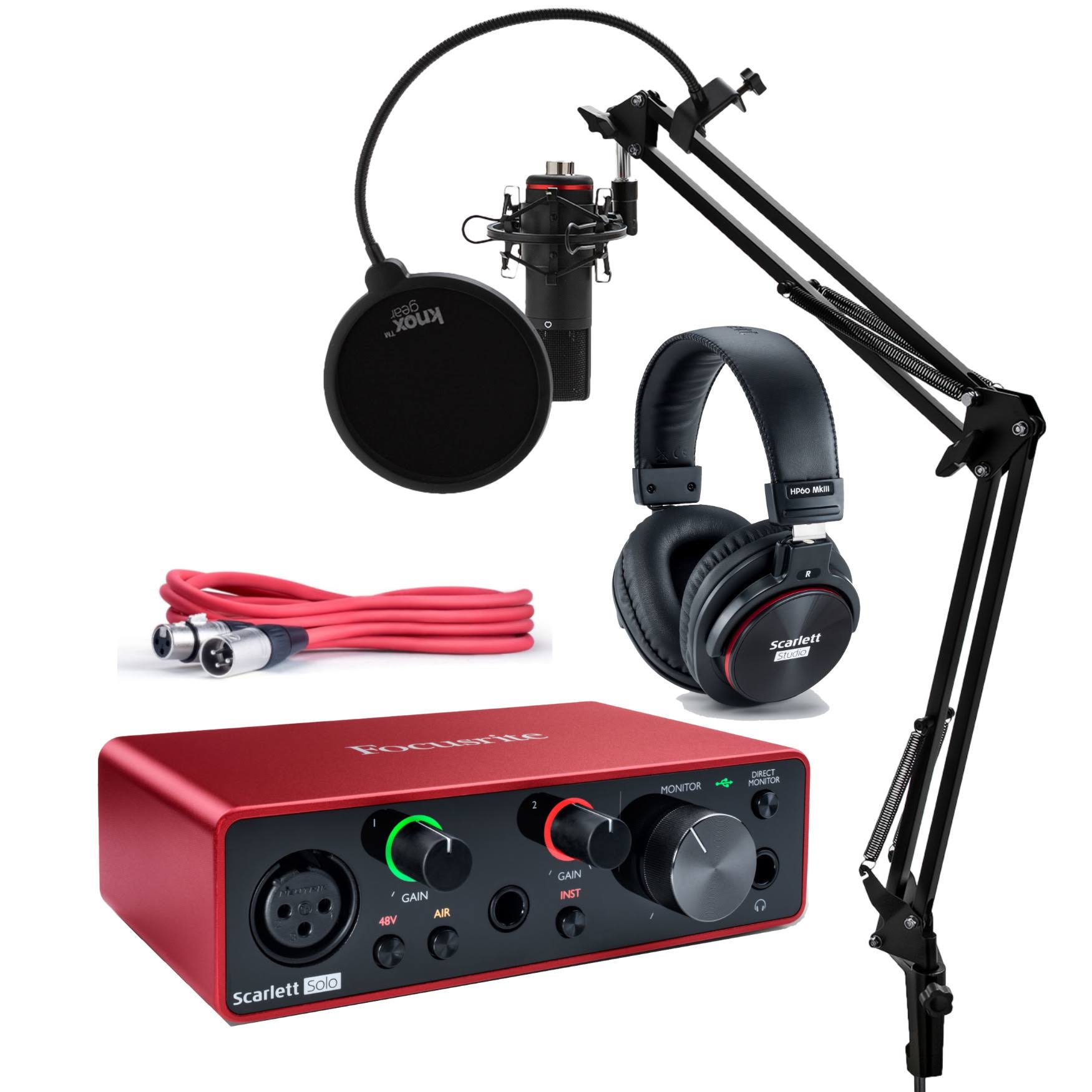 Focusrite Scarlett Solo Studio 3rd Gen Usb Audio Interface & Recording Bundle Black Or In 7S6GXGUC_EJXV3
