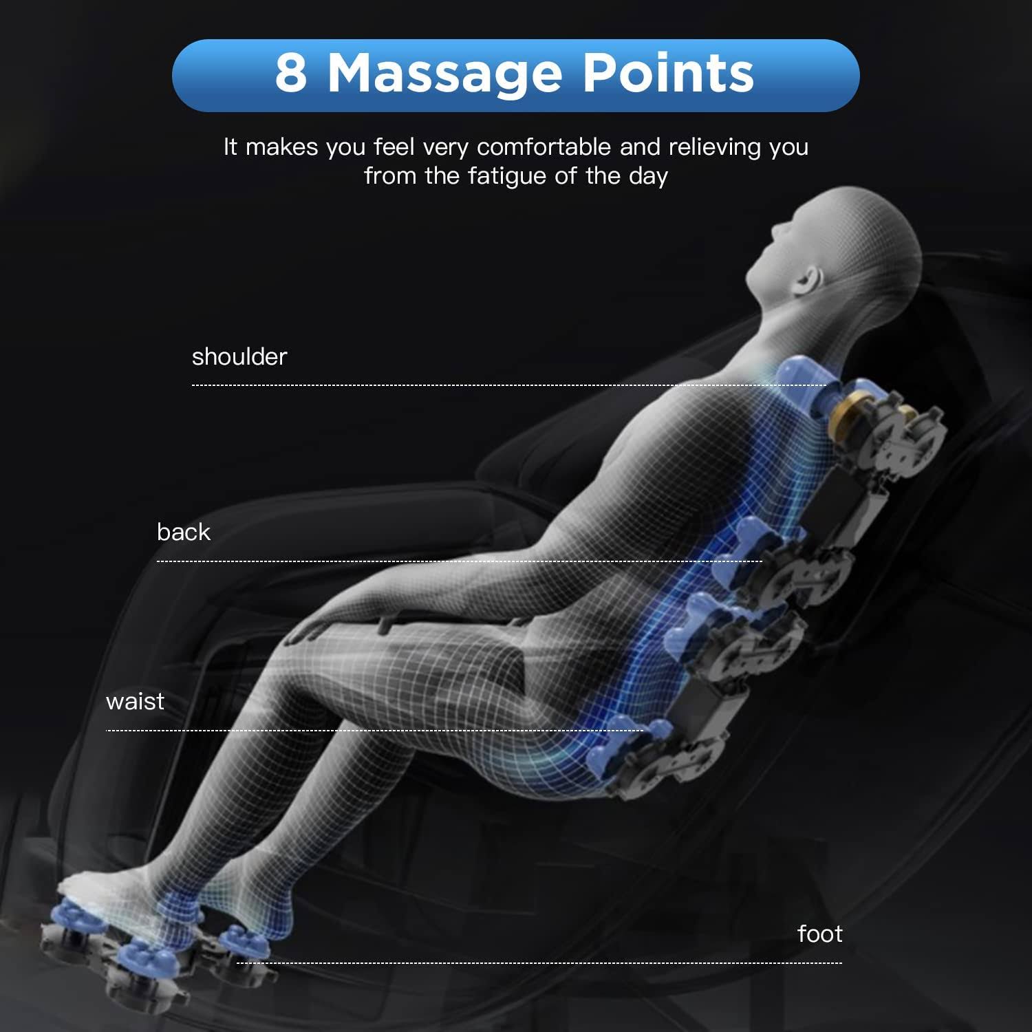 Bestmassage 4d Massage Chair,Full Body Zero Gravity Recliner Chair With Smart Large Screen Bluetooth Heat Foot Roller,GIMXL7MF_PWS3L