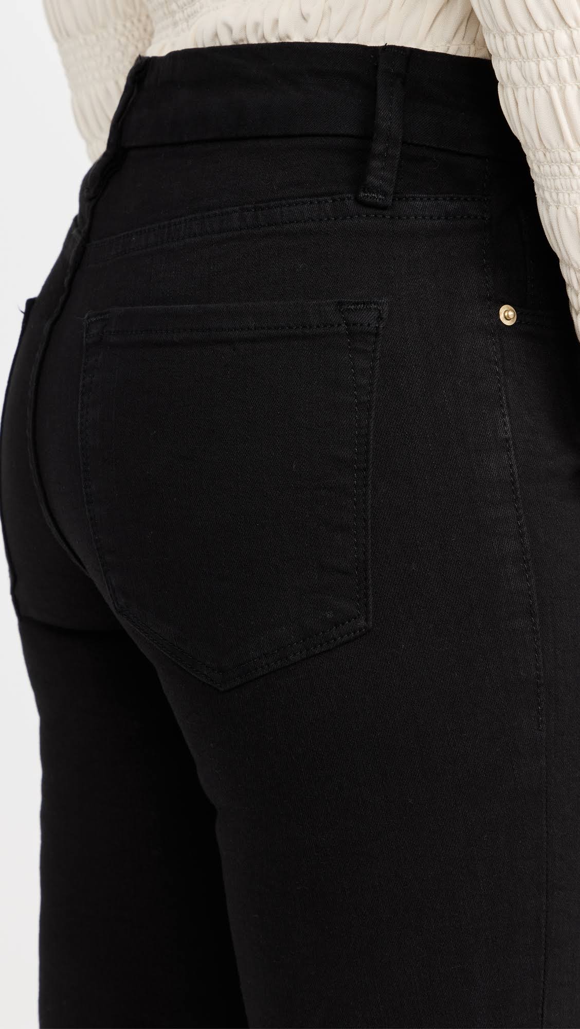 Frame Black 'Le Crop Mini Boot' C7G6XM8B_FXVTM