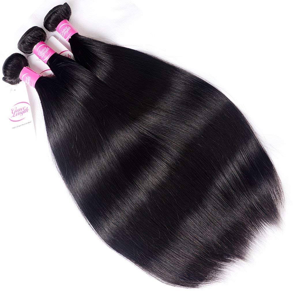 Brazilian Straight Hair 3 Bundles 20 22 24inches 8a Remy Human Hair Weave Bundles Grace Length Unprocessed Virgin Straight Brazilian Human ZURDPKX8_23NH4