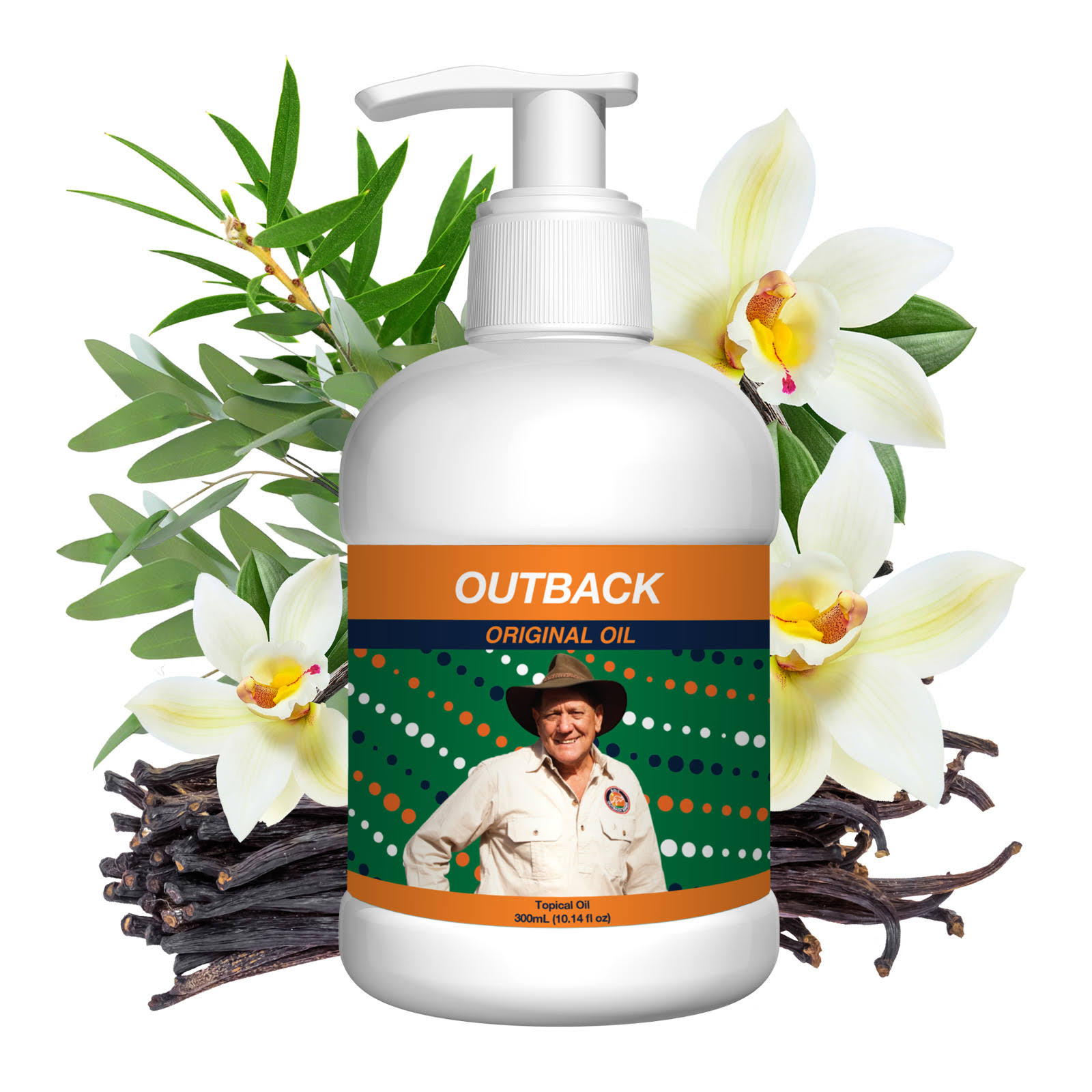 Outback Pain Relief Outback All-Natural Pain Relief - 300ml Pump Bottle - Topical Oil, 10.14 Fl JDZOCX41_M4LR1
