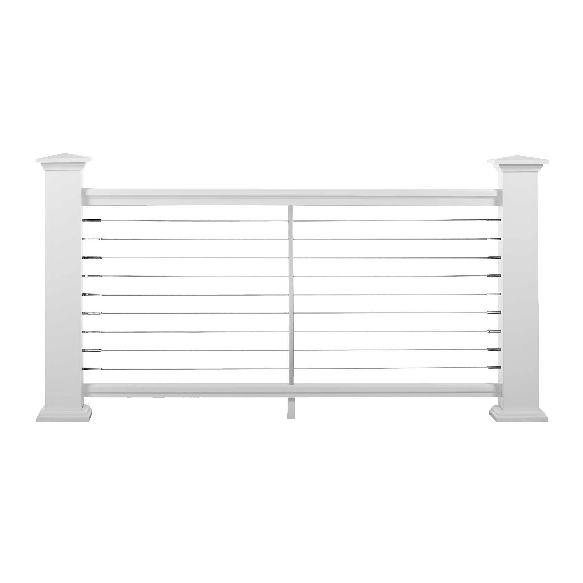 Timbertech Universal Rail Pack For Cable Glass Or Aluminum Balusters - 6 Ft - ELN4SGOA_FPHPO