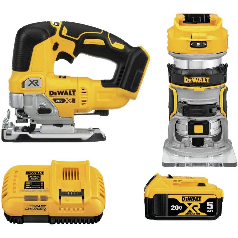 Dewalt 20v Max Xr Router Cordless Woodworking Kit 2-Tool CDPD1F08_471GS