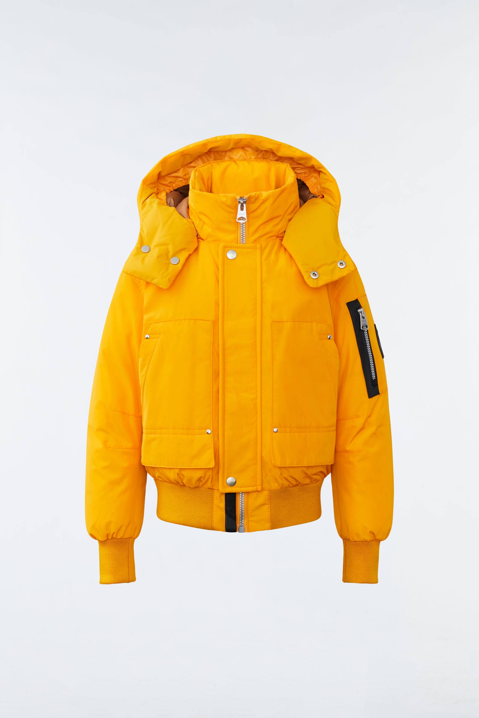 Mackage Koda Down Bomber Jacket With Removable Hood (2-6 Yrs) In Black, Size: FR7RCPZT_MXKRU