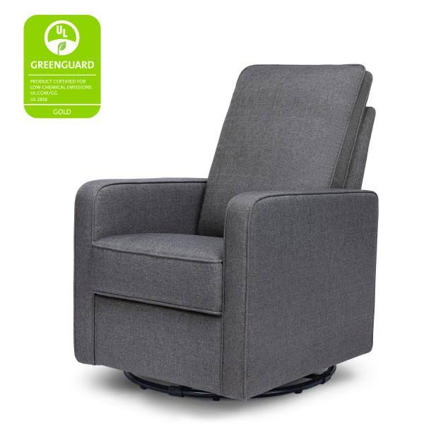 Davinci Casey Pillowback Swivel Glider In Shadow B6CHUFPV_8QGU4
