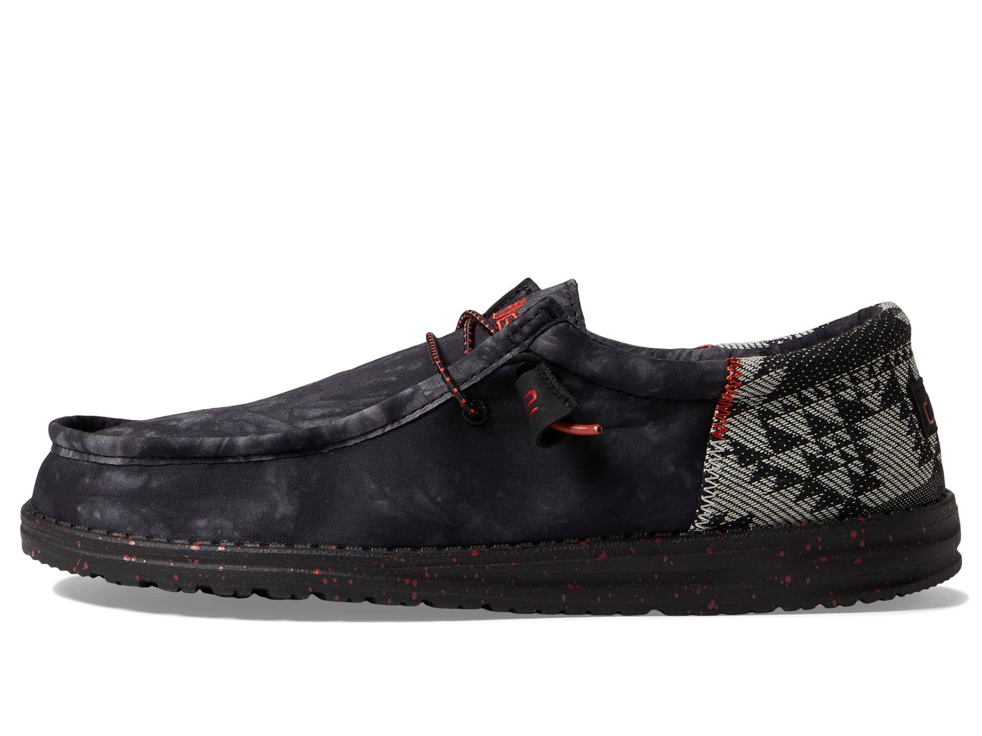 Hey Dude Men's Wally Funk Shoes - Back In Black - WDMWDBDW_1N5I1