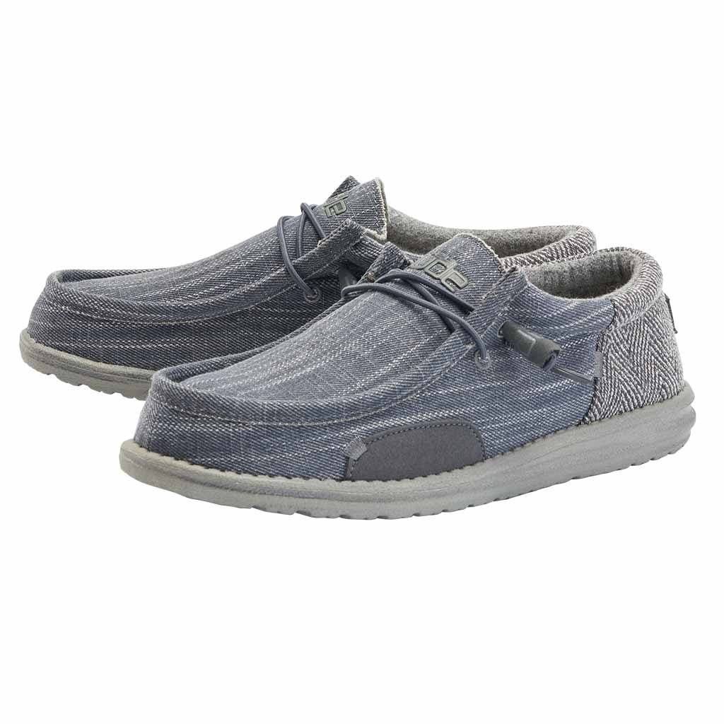 Hey Dude Men's Wally Funk Shoes - Back In Black - WDMWDBDW_1N5I1
