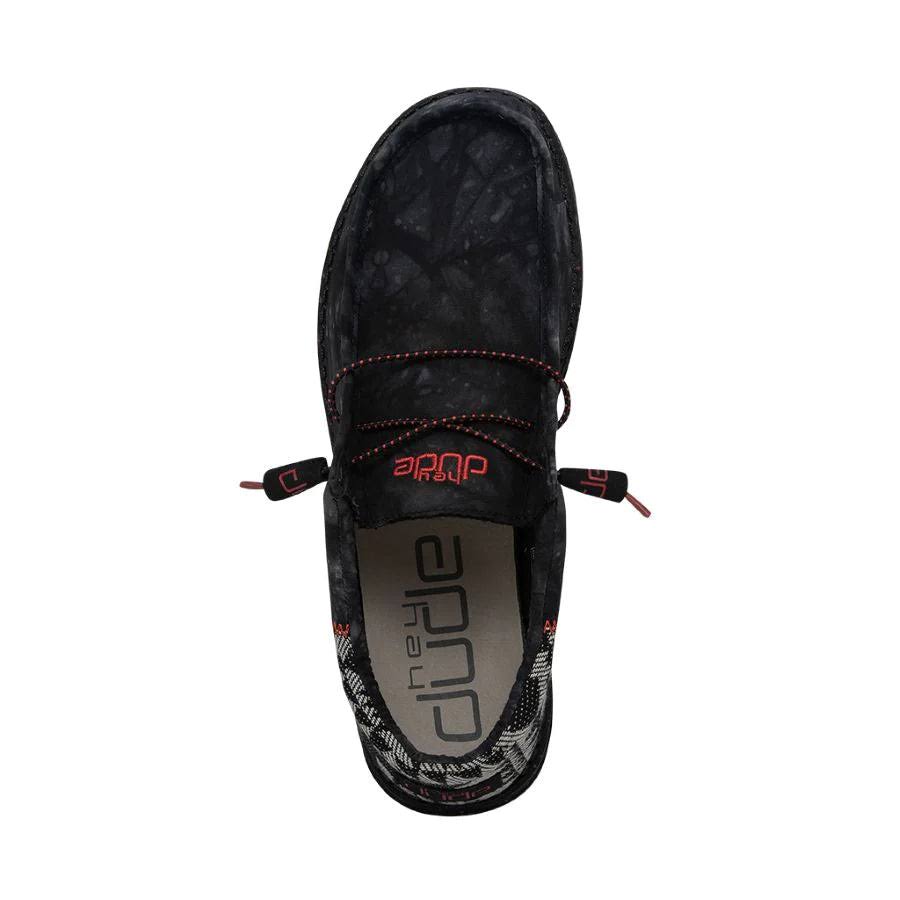 Hey Dude Men's Wally Funk Shoes - Back In Black - WDMWDBDW_1N5I1