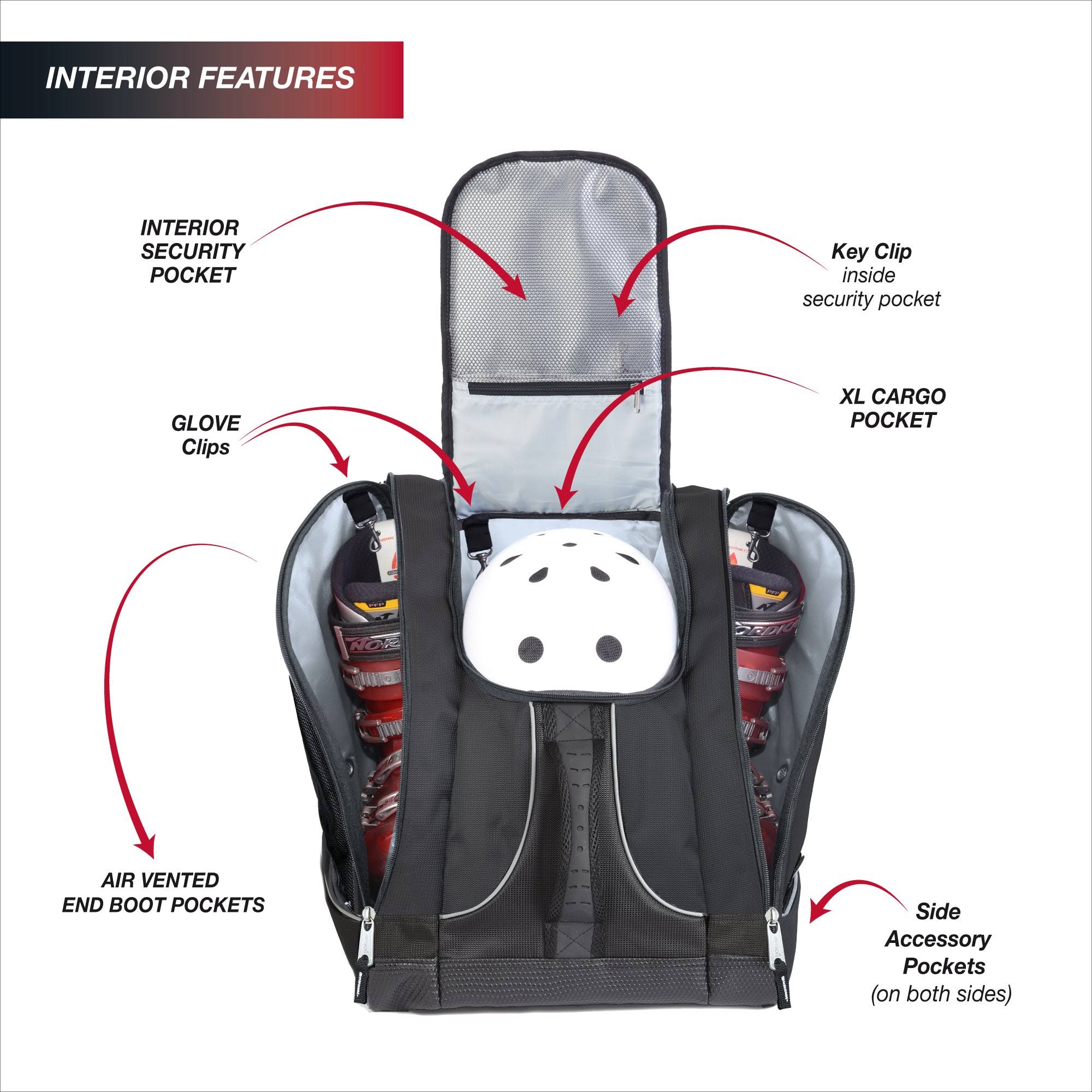 Athalon Everything Travel Ready Camping Hiking Boot Bag Backpack, Glacier EXDS9XNN_CQIZ4