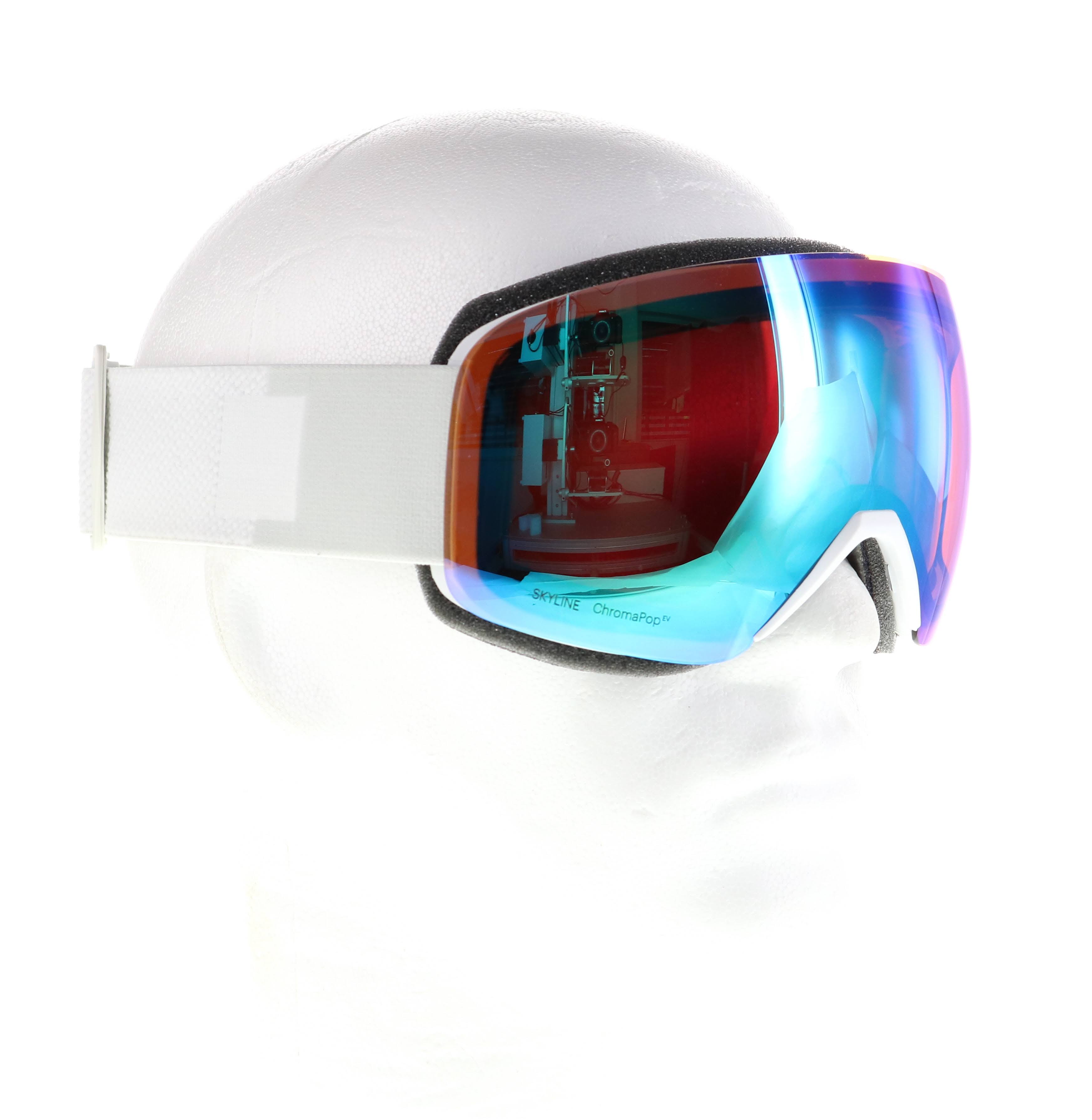 Smith Skyline Goggles White Vapor/Chromapop Everyday Green 08XKNMQI_LJF0P