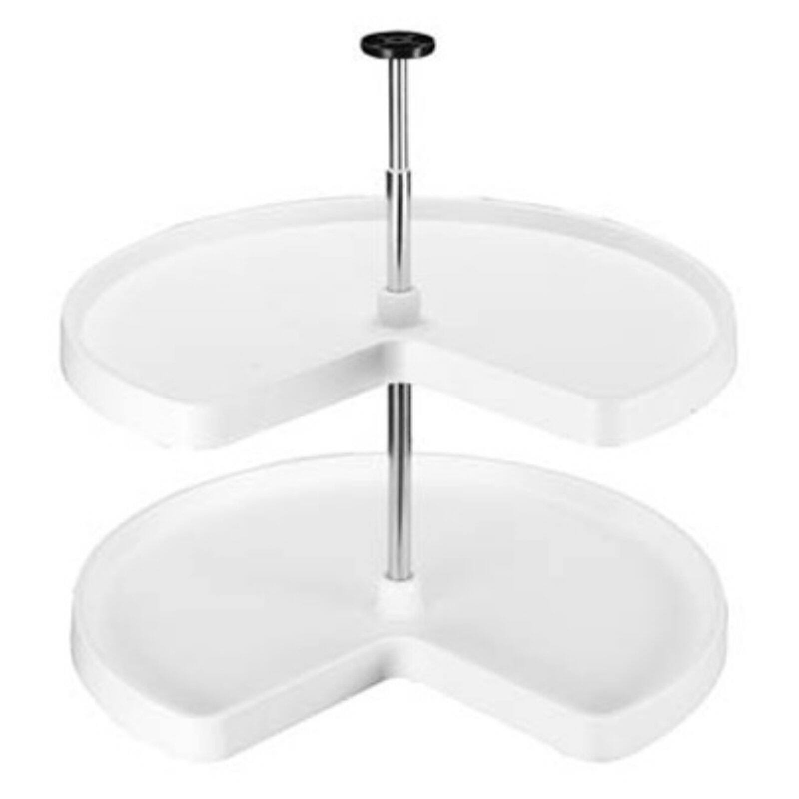 Rev-A-Shelf 28 In Almond Polymer Kidney Lazy Susan 2-AMJM9WZG_1DIFI