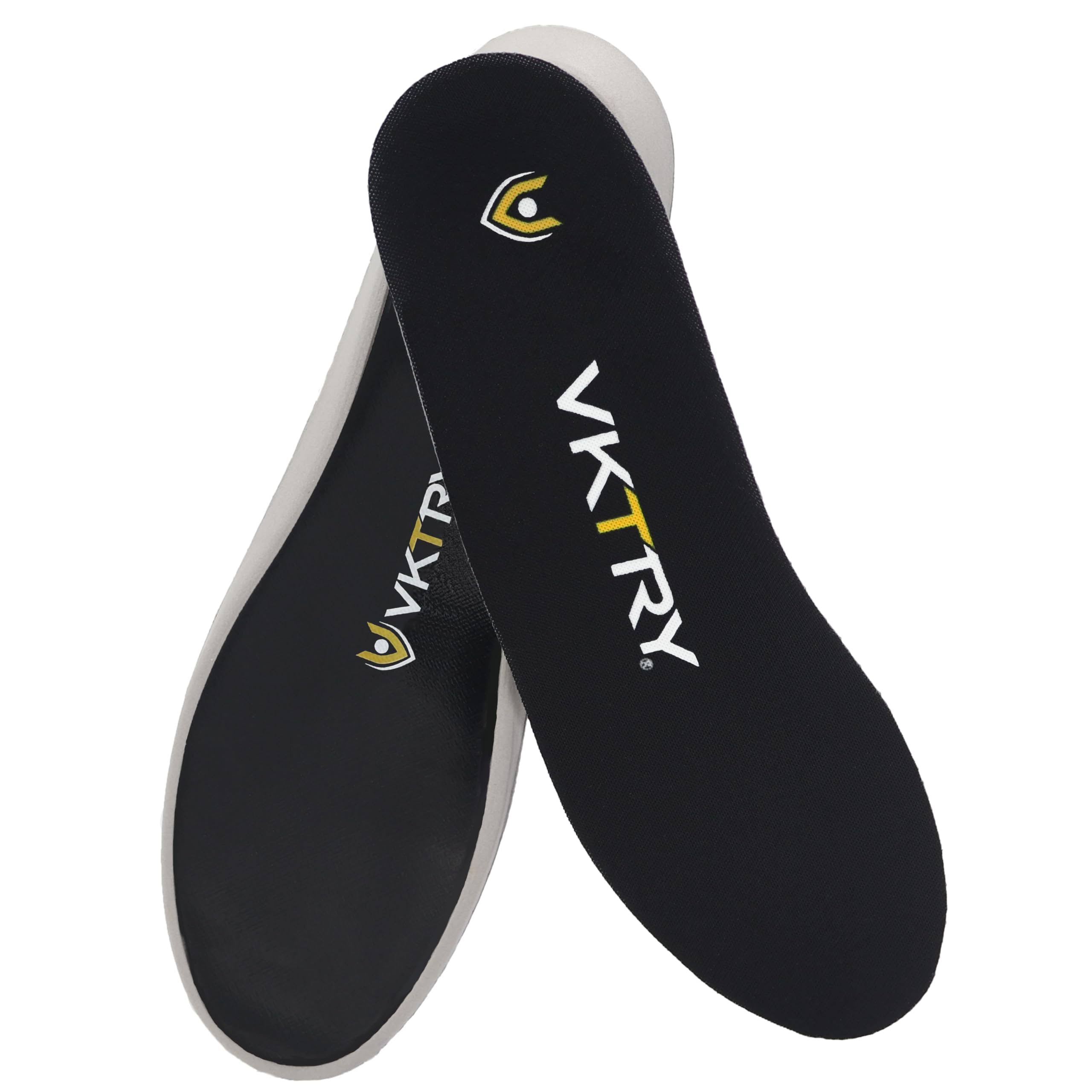 Vktry Performance Insoles - Gold Vks - Carbon Fiber Shock Absorbing Sport Shoe Insoles For Pro Running, Basketball, Athletics - Jump Higher, BP405AHI_KQ3NE