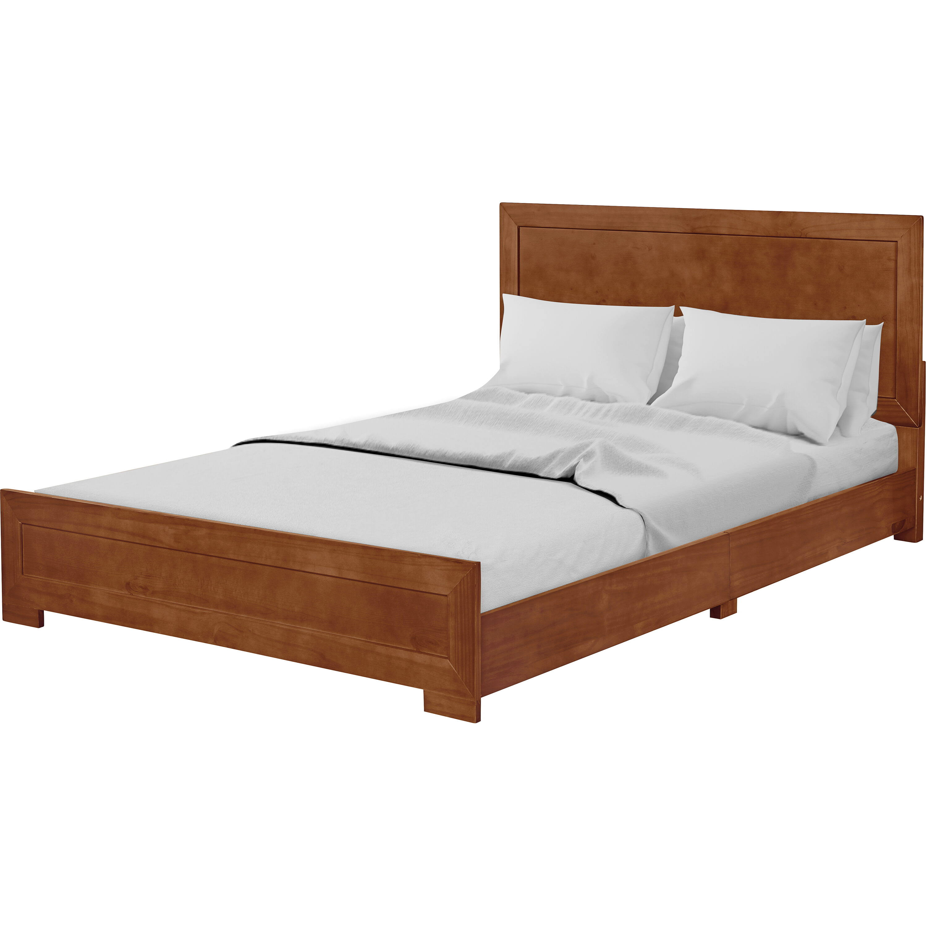 Camden Isle Oxford Walnut Twin Wood Platform Bed In Brown | BTVPIQVO_GL6HX