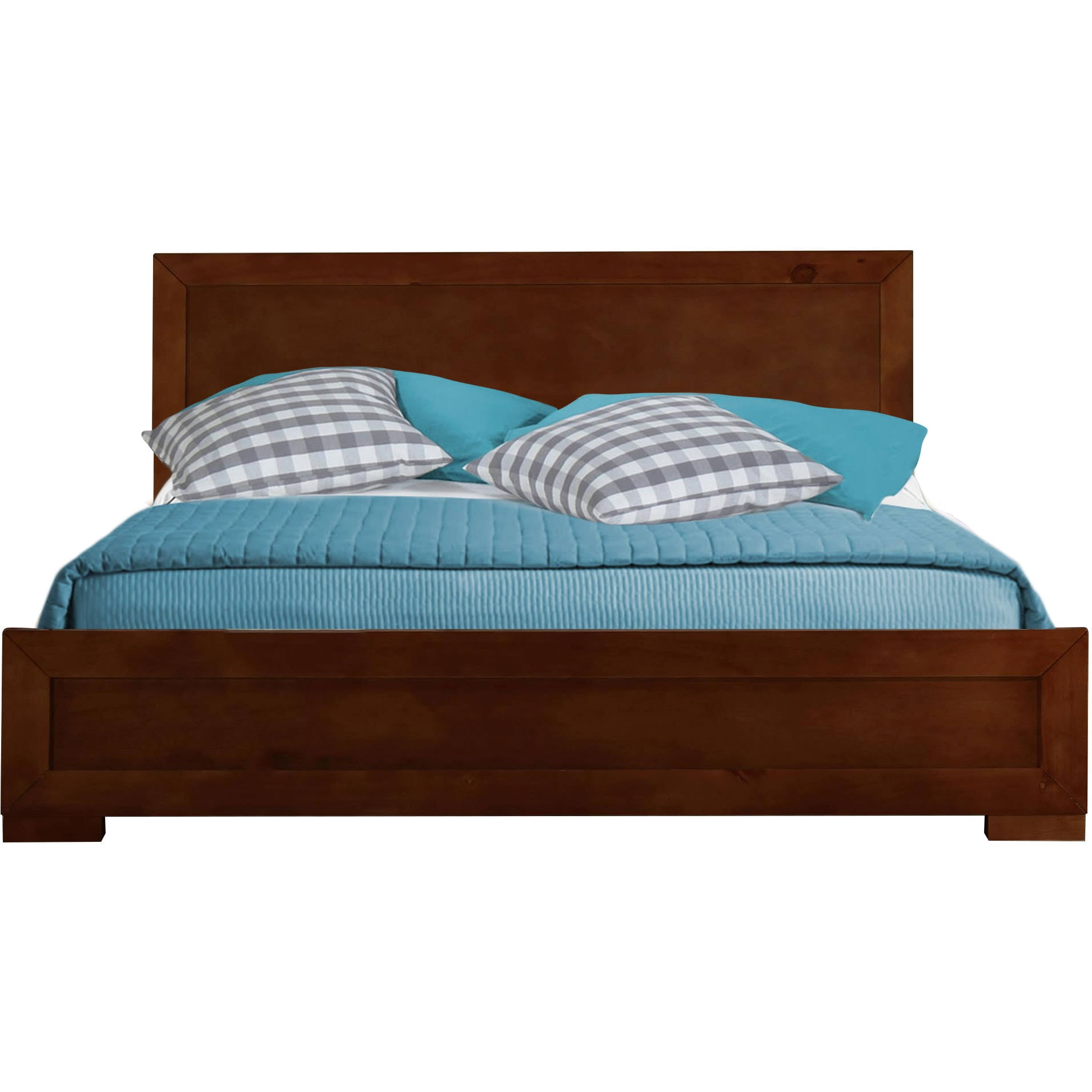 Camden Isle Oxford Walnut Twin Wood Platform Bed In Brown | BTVPIQVO_GL6HX