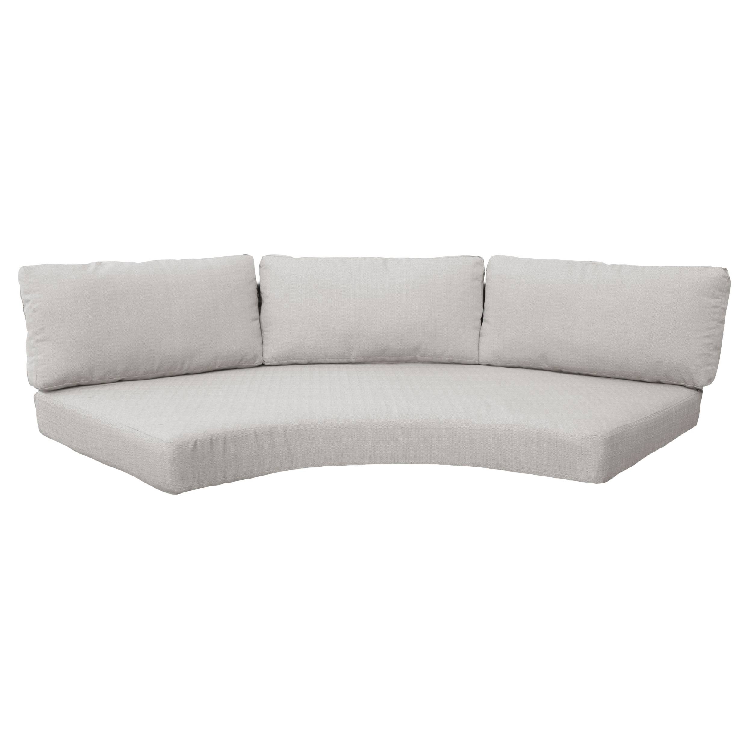 Tk Classics Covers For Low-Back Curved Armless Sofa Cushions 6 Inches FPFOM8EY_OBFIR