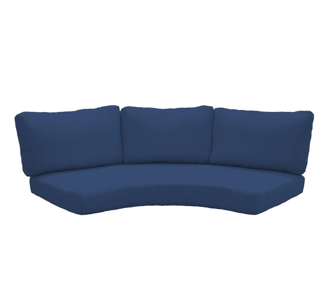 Tk Classics Covers For Low-Back Curved Armless Sofa Cushions 6 Inches FPFOM8EY_OBFIR