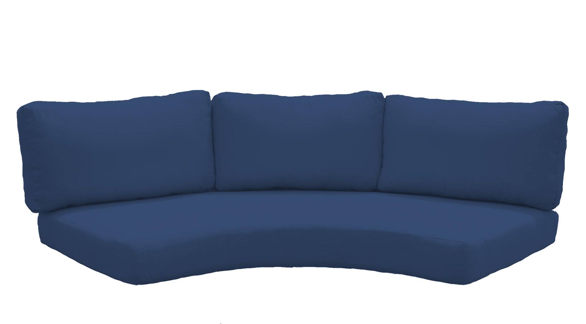 Tk Classics Covers For Low-Back Curved Armless Sofa Cushions 6 Inches FPFOM8EY_OBFIR