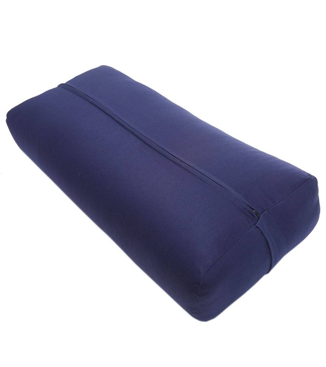 Everyday Yoga High Impact Cotton Rectangular Bolster True Navy SQTR32BP_3PL0E