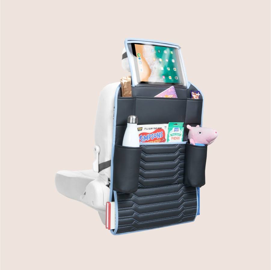 Owleys Car Seat Organizer Backseat Back Organizers & Storage Of Automotive Seatback Toy Organization For Kids Black Navy PZO8MUTA_4YCIQ