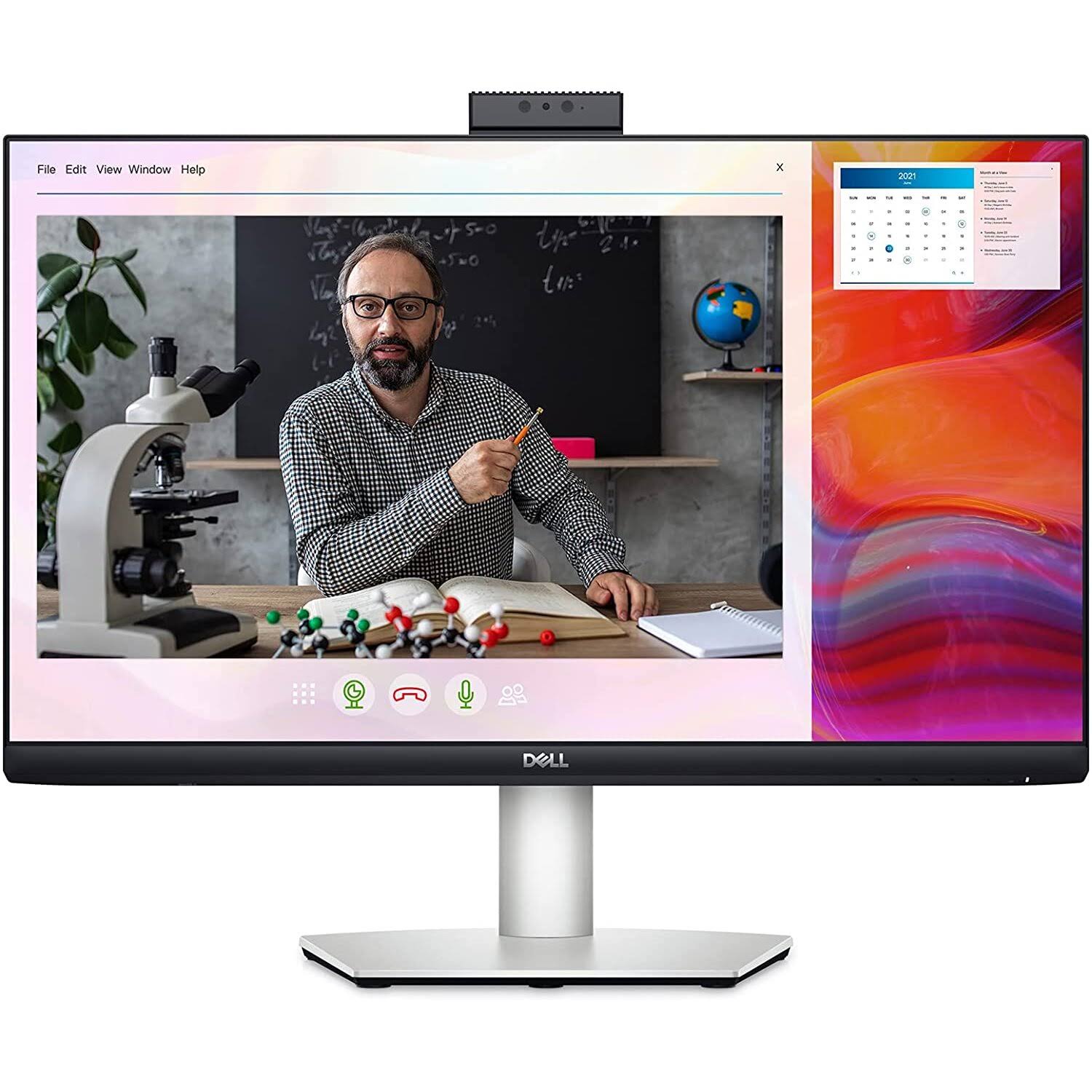 Dell S2422hz 24-Inch Fhd 1920 X 1080 75hz Video Conferencing Monitor, Pop-Up Camera, Noise-Cancelling Dual Microphones, Dual 5w Speakers, Usb-EMWS09CQ_TGDOQ