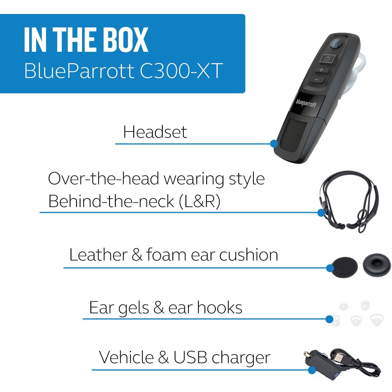 Blueparrott C300-Xt Bluetooth Wireless 28N9Y0Q3_GVBSV