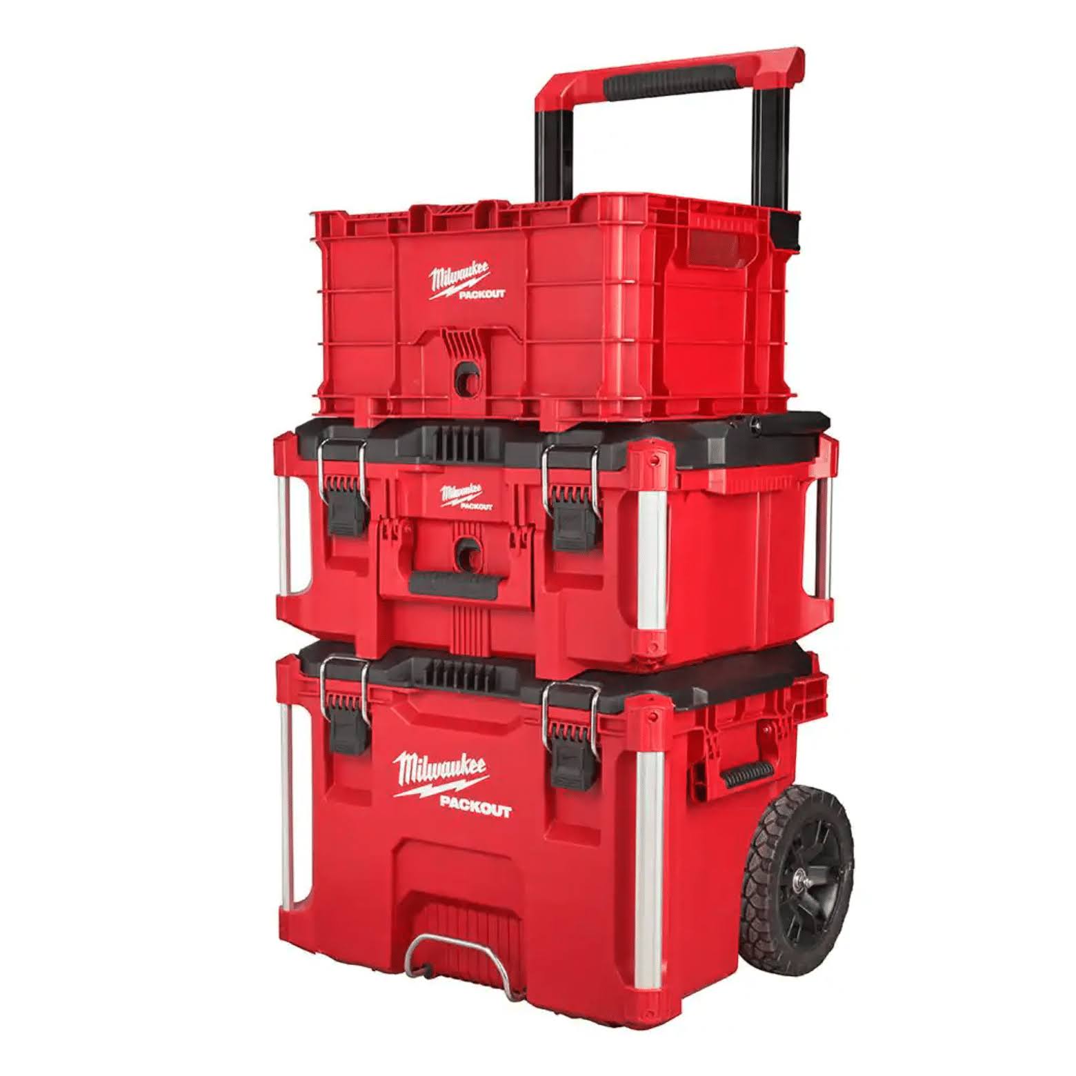 Milwaukee Packout 22 In. Rolling Tool Box/ 22 In. Large Tool Box/ 18.6 In. Tool Storage Crate UNFDAY4H_AWVRV
