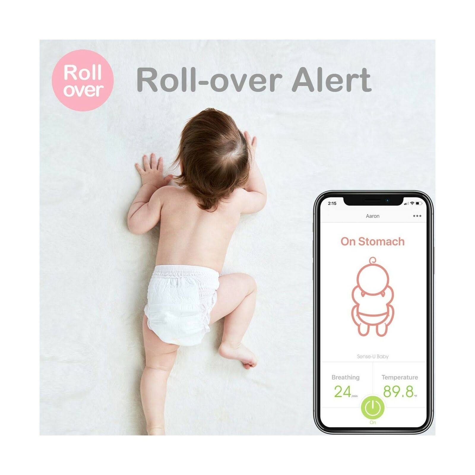 Sense-U Baby Monitor With Breathing Rollover Movement Temperature KM16YL71_HBN77