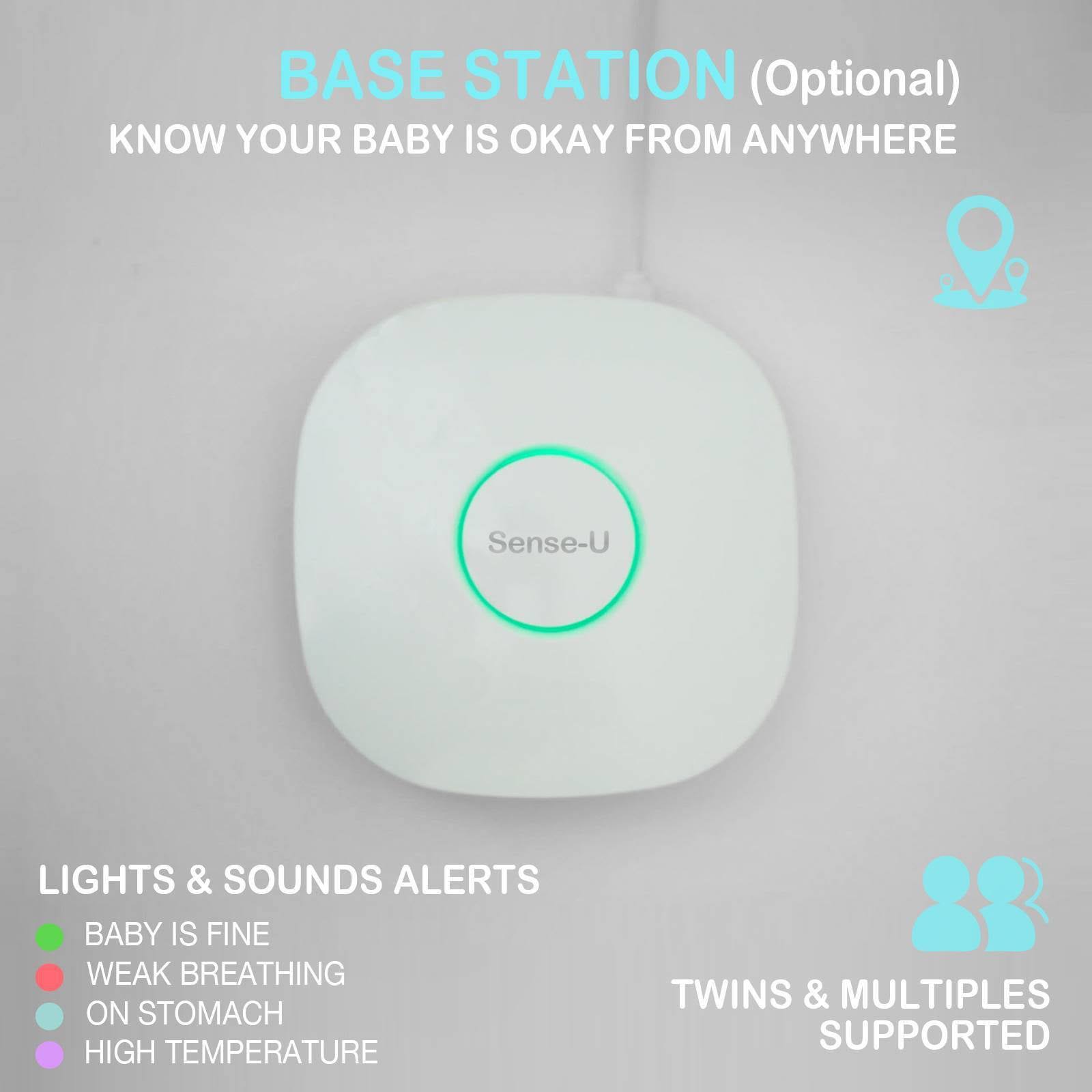 Sense-U Baby Monitor With Breathing Rollover Movement Temperature KM16YL71_HBN77