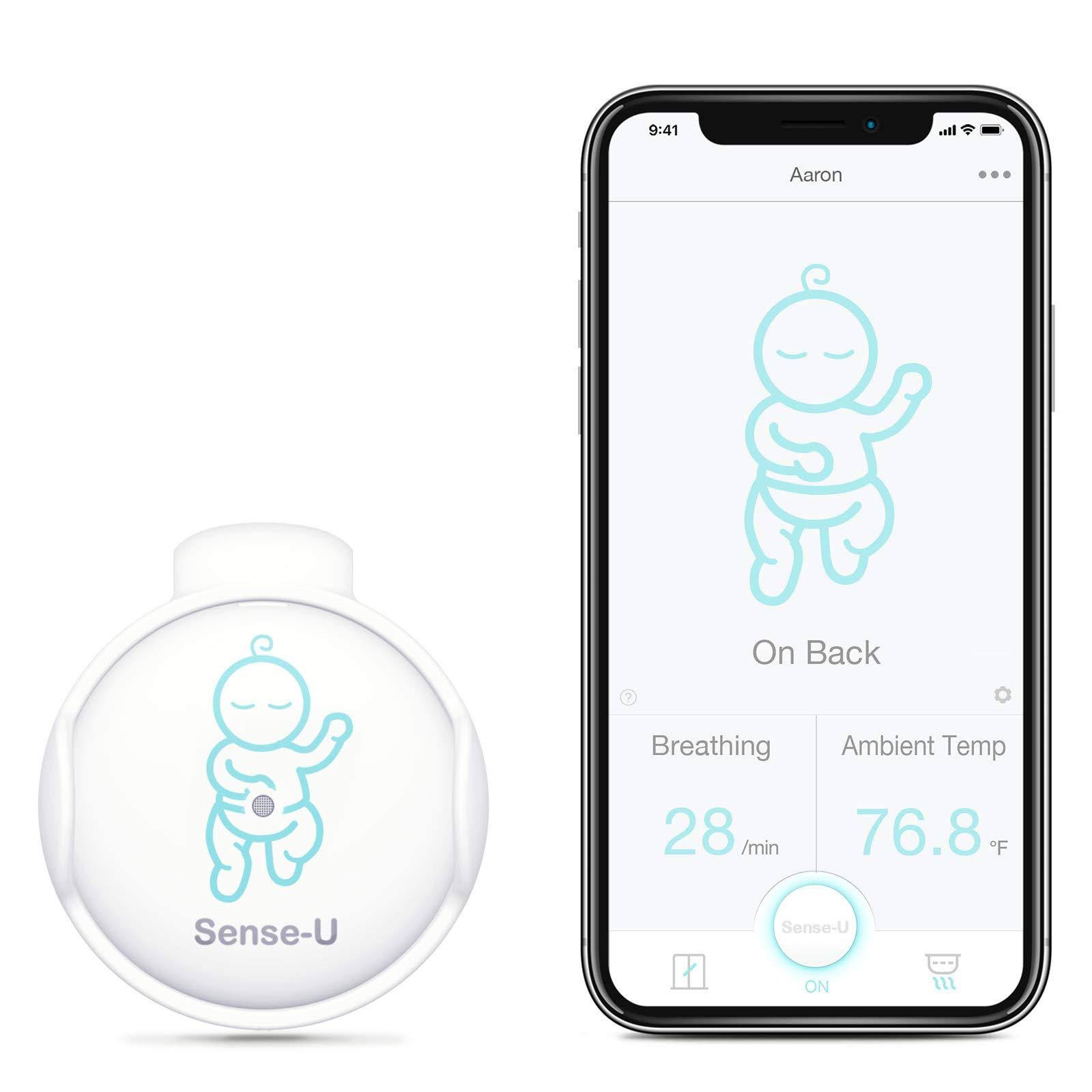 Sense-U Baby Monitor With Breathing Rollover Movement Temperature KM16YL71_HBN77