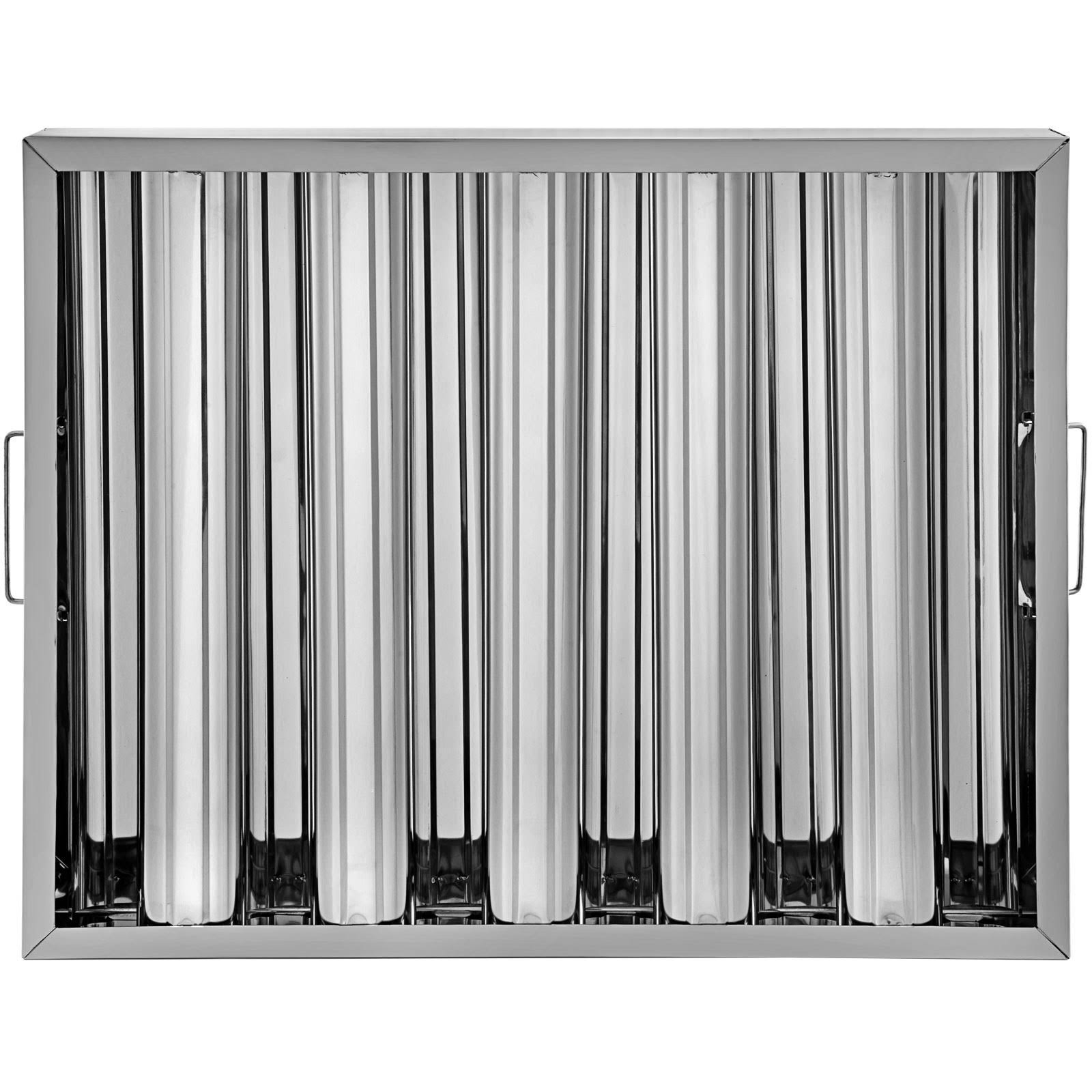 Vevor Box Of 6 Hood Filter/Grease Baffle 20W X 25H Stainless Steel Commercial T0AL2HSZ_HYCPM