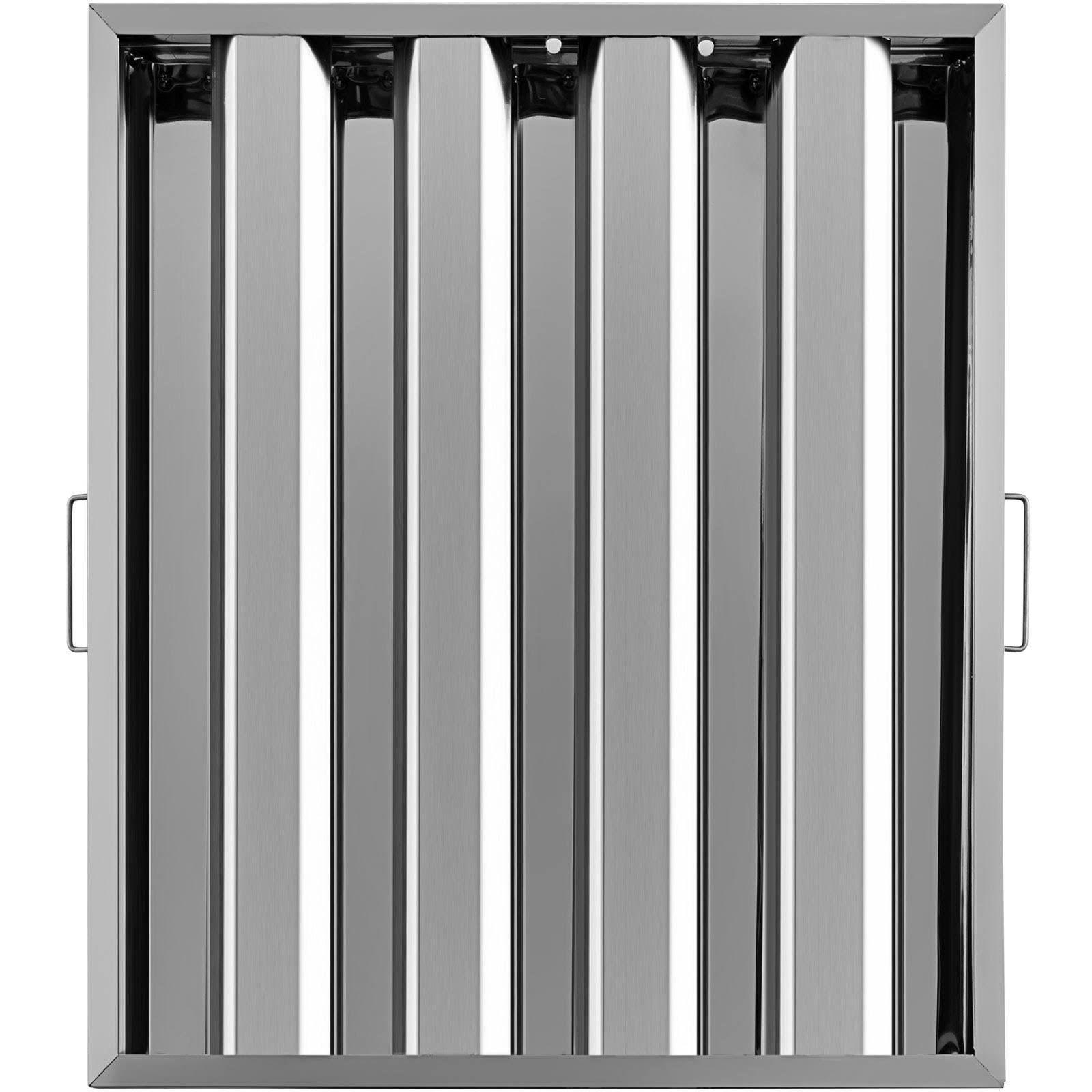 Vevor Box Of 6 Hood Filter/Grease Baffle 20W X 25H Stainless Steel Commercial T0AL2HSZ_HYCPM