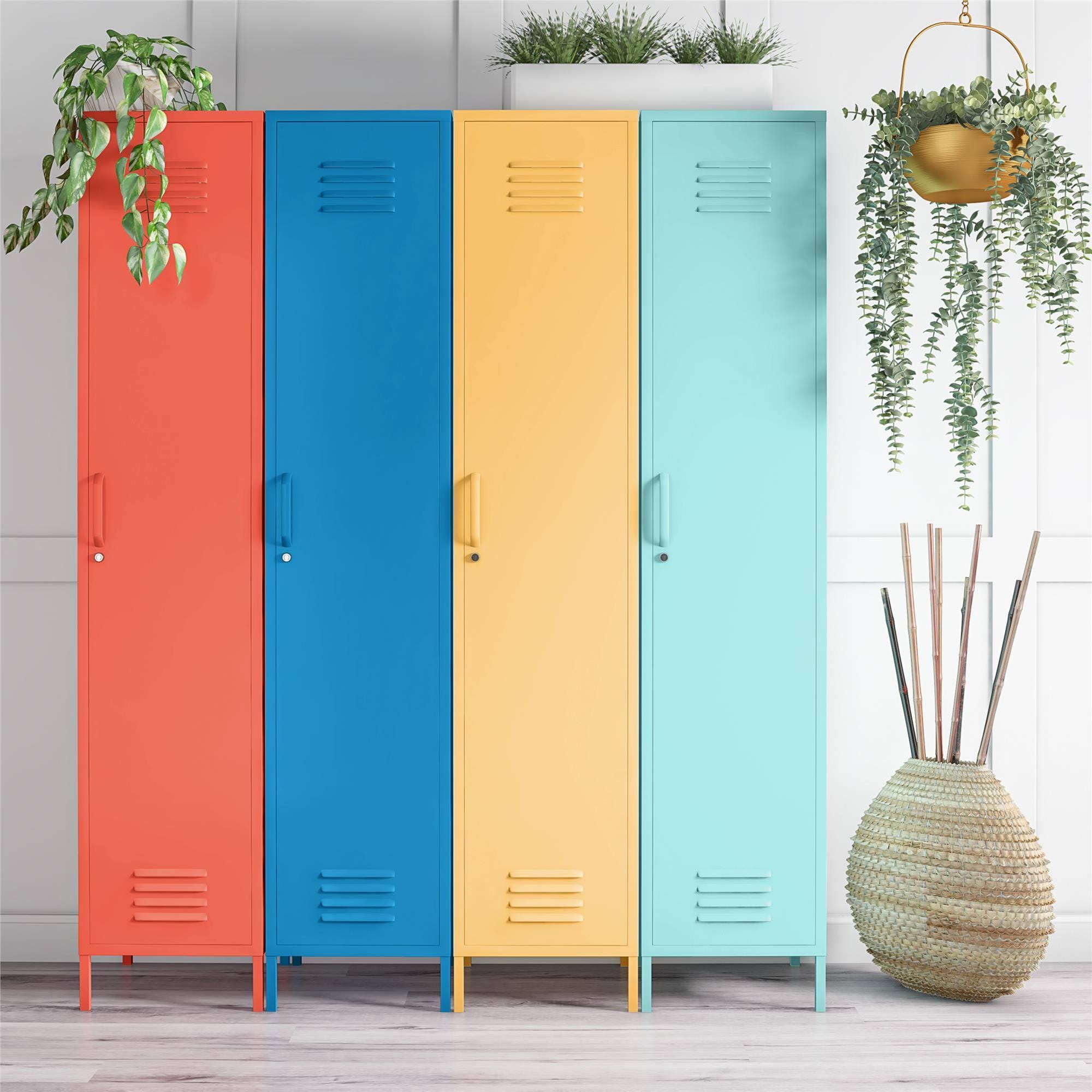 Novogratz Cache Single Metal Locker Storage Cabinet, 1GEFHSQM_RMTOJ