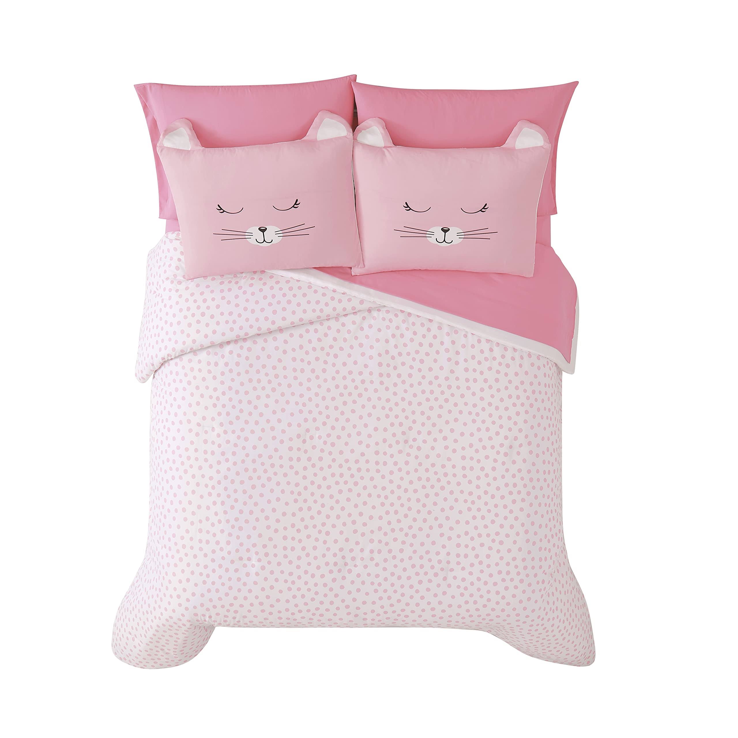 My World Cat Nap 7 Piece Bed In A Bag - Pink/White - KXETKSVM_B8EFS
