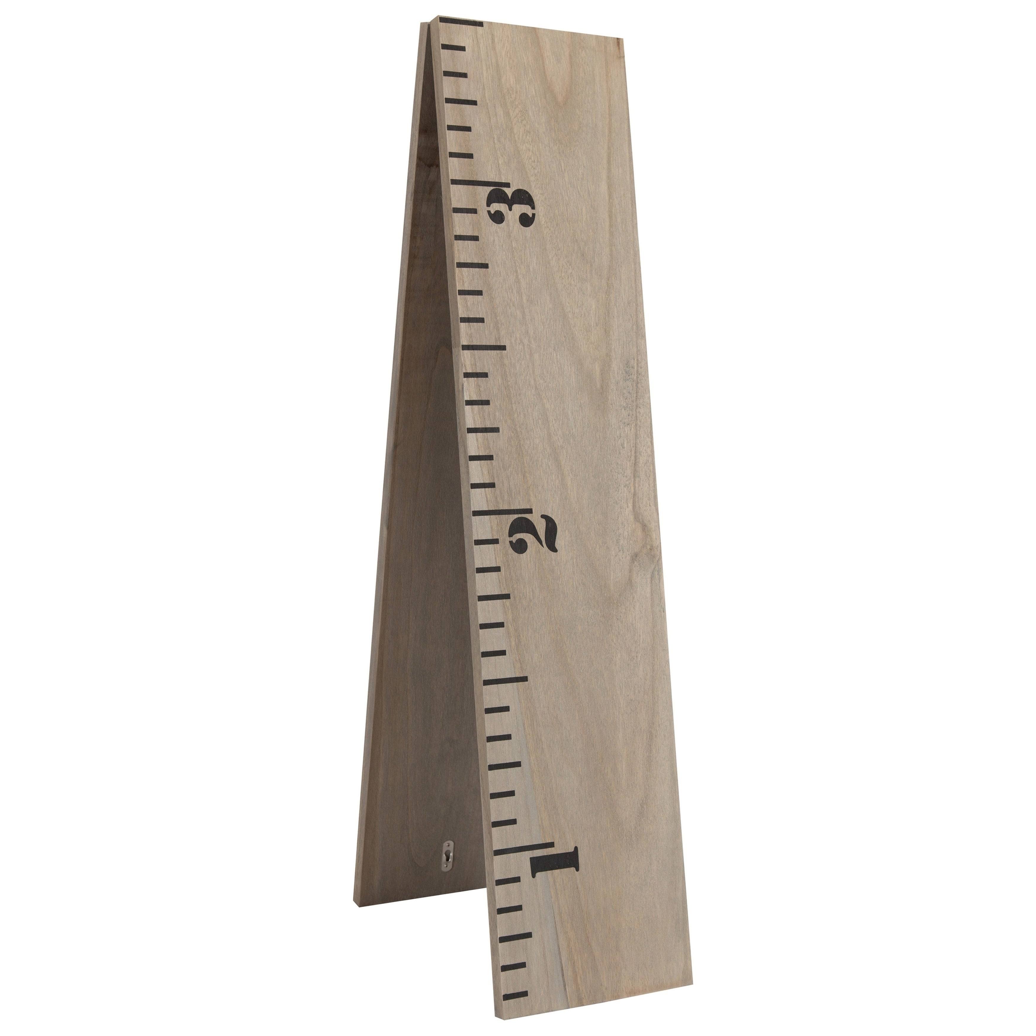 Kate And Laurel Growth Chart 6.5' Wood Wall Ruler - Rustic JNQNG5F2_BAWO7
